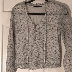 Abercrombie floral blouse